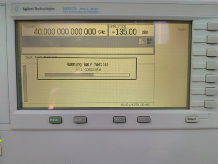 Agilent E8257D PSG 250KHz to 40GHz Microwave Signal Generator w/ 1E1 , 540, UNT