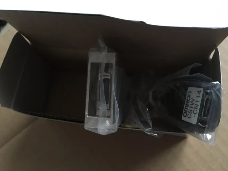 Omron CS1W-CN114 Programming Cable for CS Series PLC - New in Box