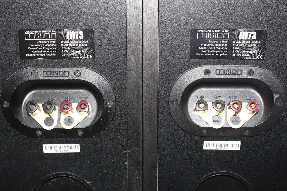 Mission M73 Speaker Floorstanding 2-way(pair) - Black - Free Shipping.