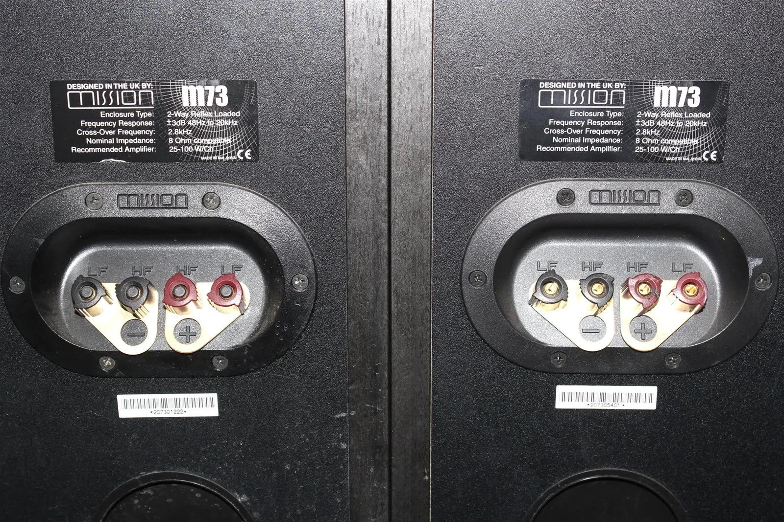 Mission M73 Speaker Floorstanding 2-way(pair) - Black - Free Shipping.