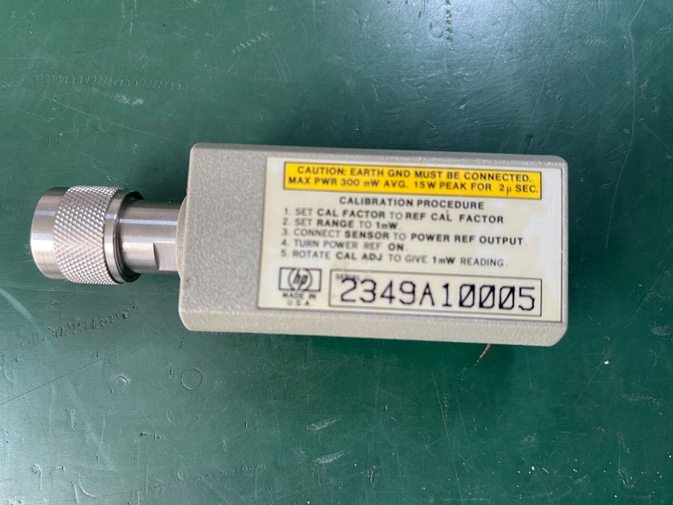 HP Agilent 8482A RF Power Sensor 100kHz to 4.2GHz -30 to +20dBm _2349A-10005 - XG eqpt