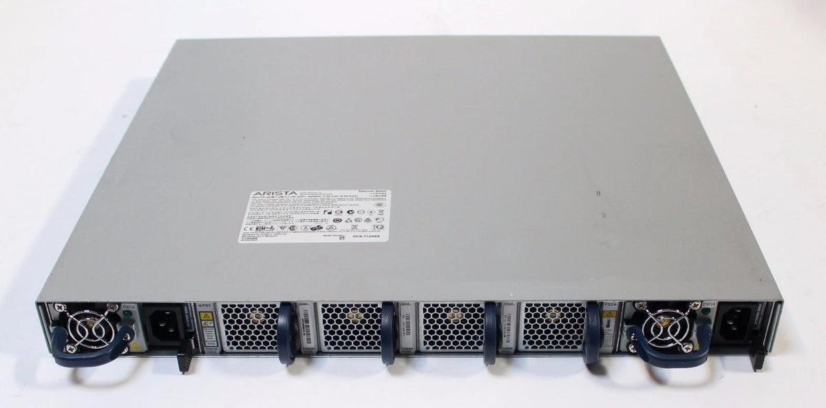 Arista DCS-7124SX 24-port SFP+ 10GigE Data Center Switch Rear-To-Front Airflow