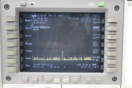 HP 71452B /122 Optical Spectrum Analyzer 600-1700nm