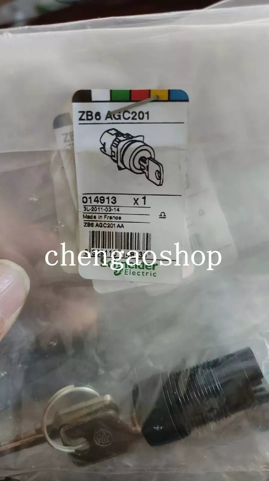 1PCS USED ZB6AGC201 rotary switch #N8629 YF/