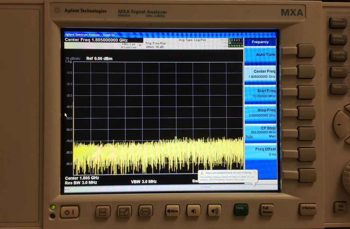 Agilent/Keysight N9020A MXA Signal Analyzer 10Hz - 3.6GHz