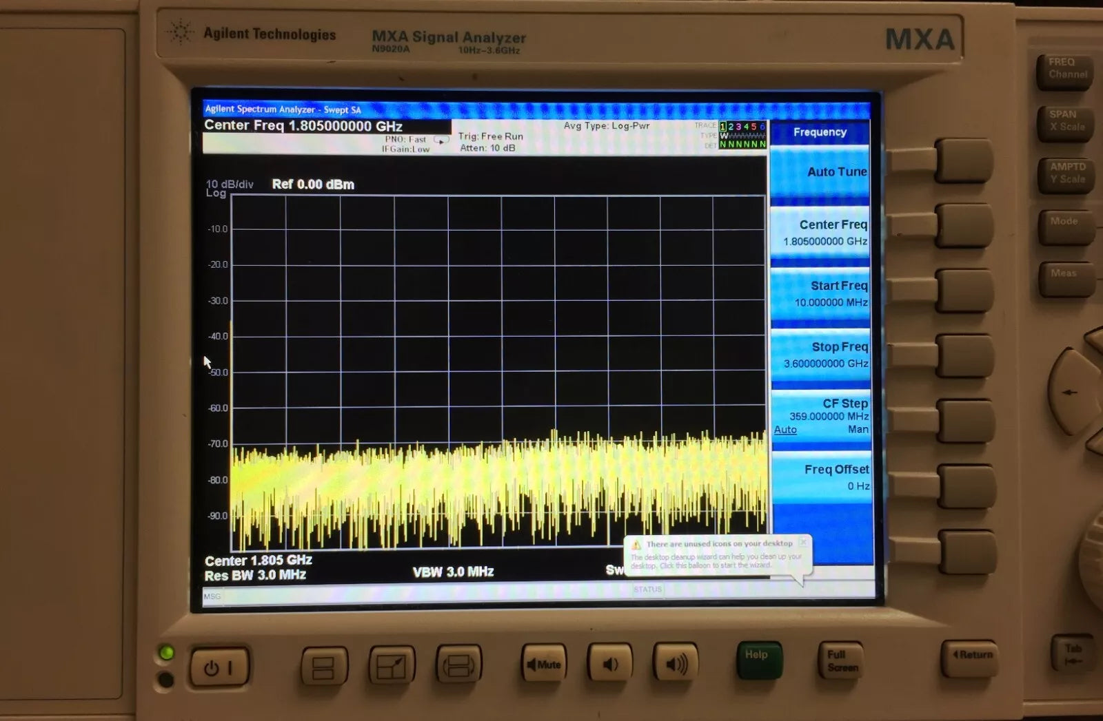 Agilent/Keysight N9020A MXA Signal Analyzer 10Hz - 3.6GHz