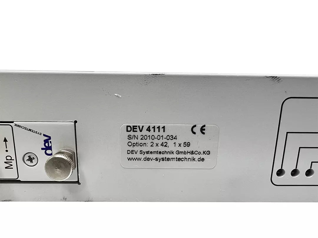 DEV Systemtechnik 4111 Intelligent Universal Optribution Chassis with L-Band TX