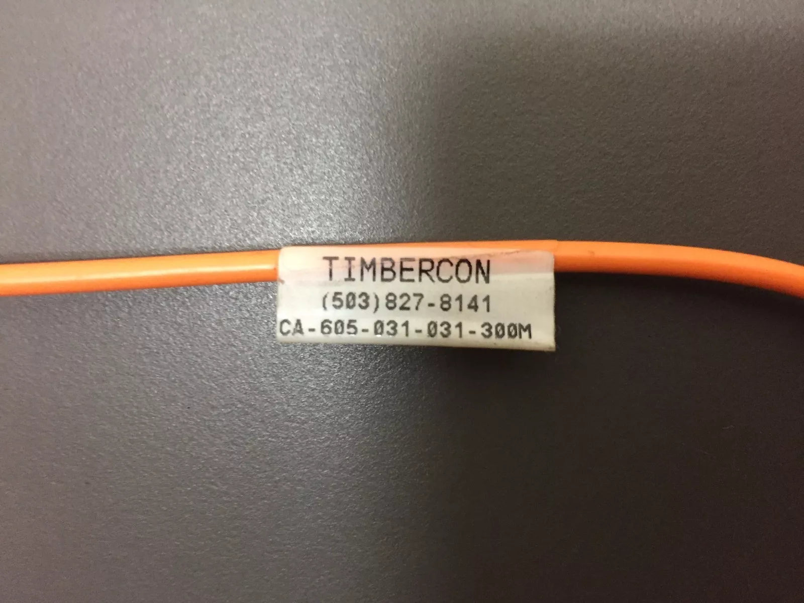 Timbercon CA-605-031--031-300M Multimode 62.5/125um FC/PC to FC/PC 300M