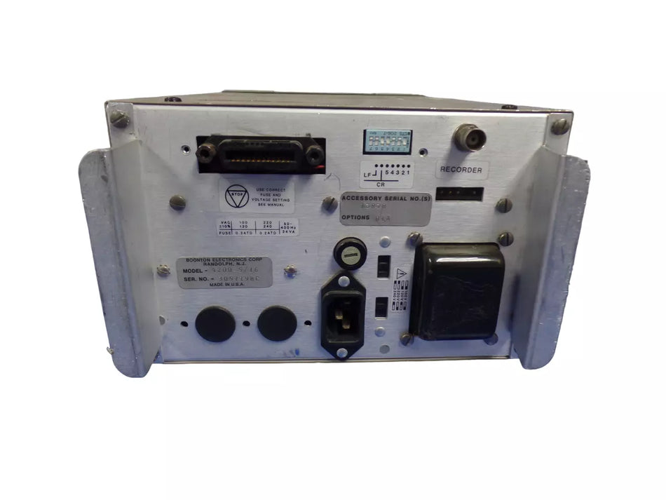 BOONTON 4200 RF Microwattmeter with High Accuracy Measurement