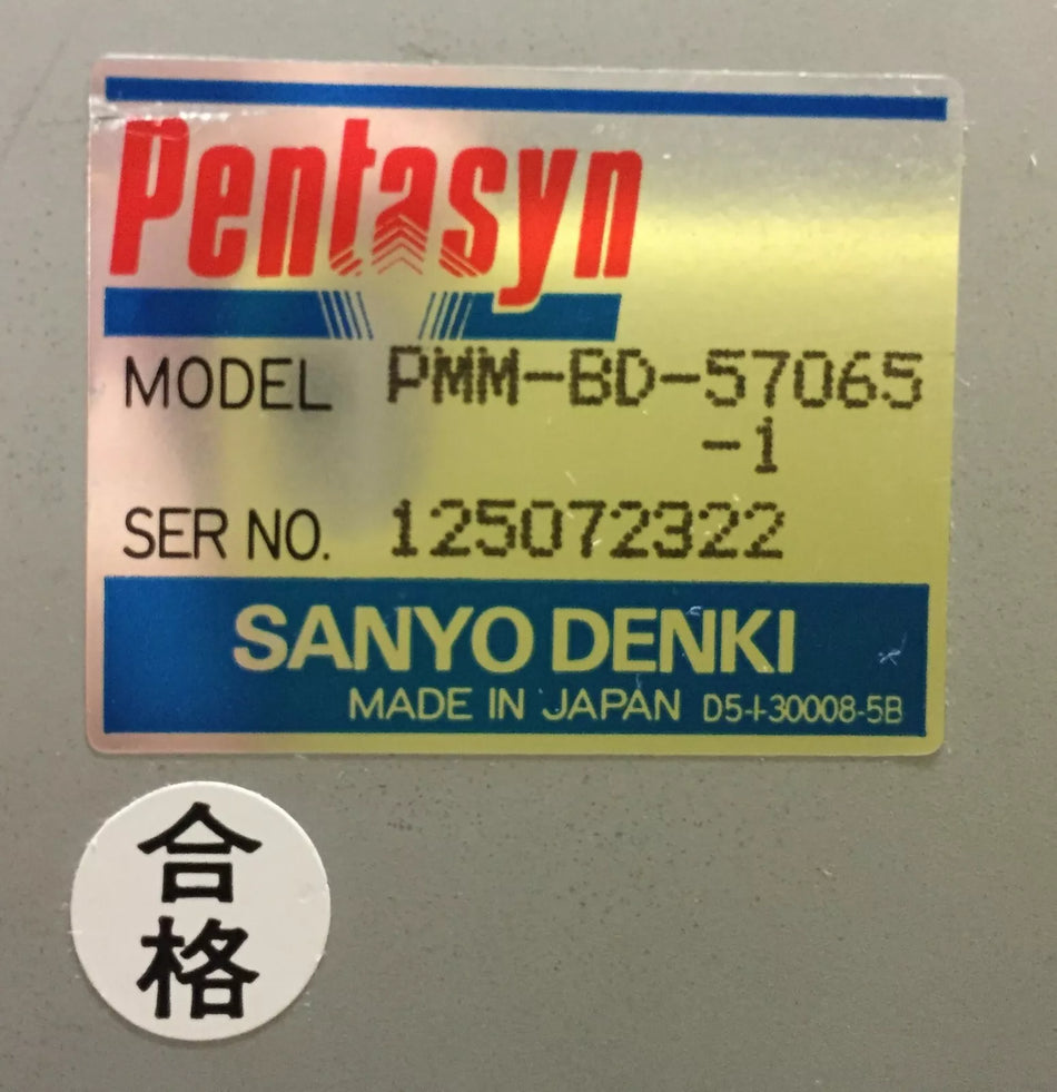 Sanyo Denki Pentasyn PMM-BD-57065-1 Servo Driver