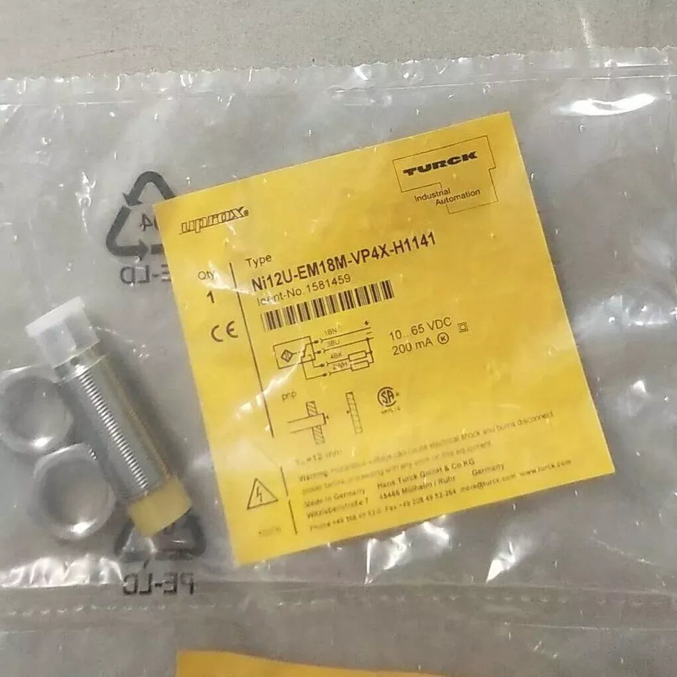 TURCK NI12U-EM18M-VP4X-H1141 Proximity Sensor Swich