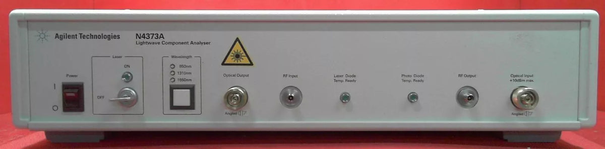 Agilent N4373A-202-021-399-102 DE46100126 Lightwave Component Analyzer