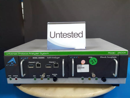 CATC 2500H with US006MA, UPAS Universal Protocol Analyzer System (Untested)
