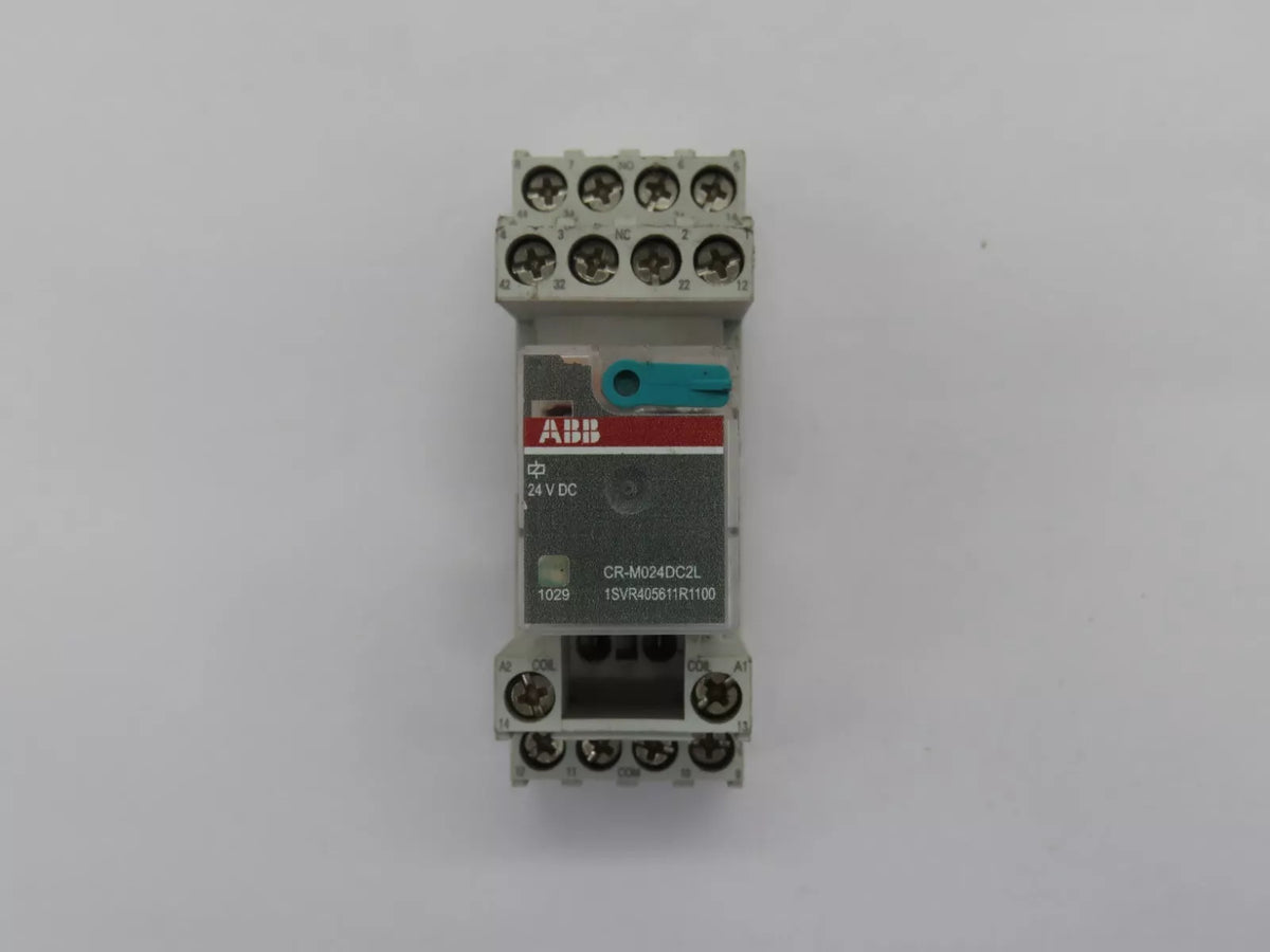 ABB CR-M024DC4 Pluggable Interface Relay with CR-M4SS Socket 7A 250V
