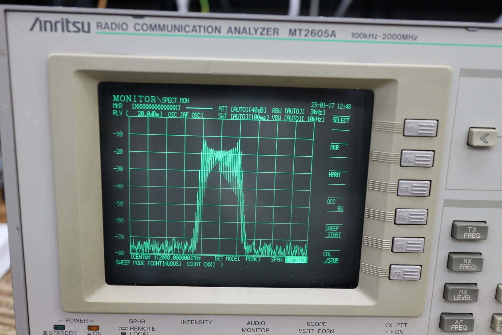 ANRITSU MT2605A Radio Communication Tester